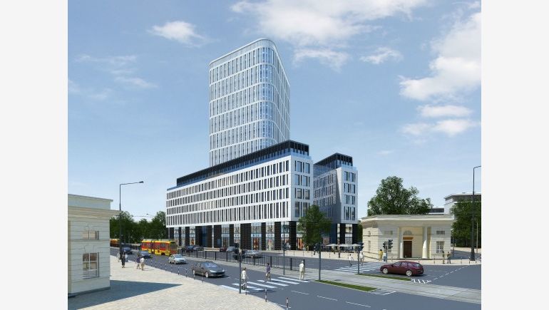 Multifunctional Plac Unii complex in Warsaw