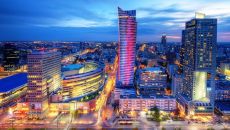 How much has the Warsaw office market grown?