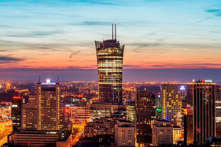 Panorama Warszawy (fot. Ghelamco Poland - materiały prasowe)