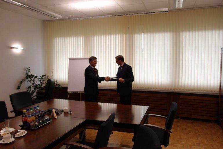 Letter of intent was signed by Zbigniew Derdziuk chairman in ZUS and Dariusz Blocher chairman in Budimeks