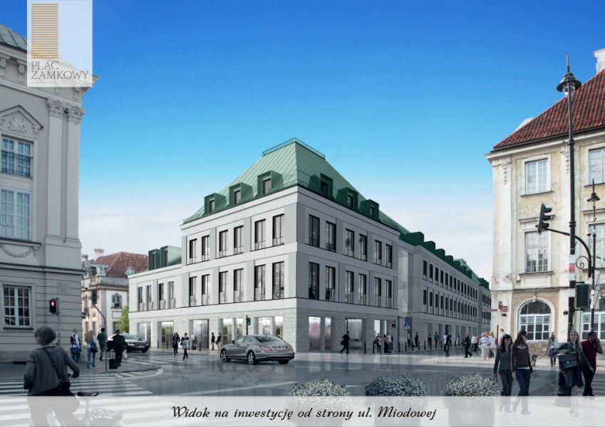  - View at the investment from Miodowa Street – visualization 