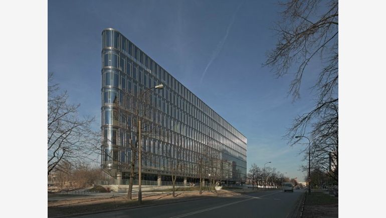 A visualisation of Ambassador office building in Warsaw