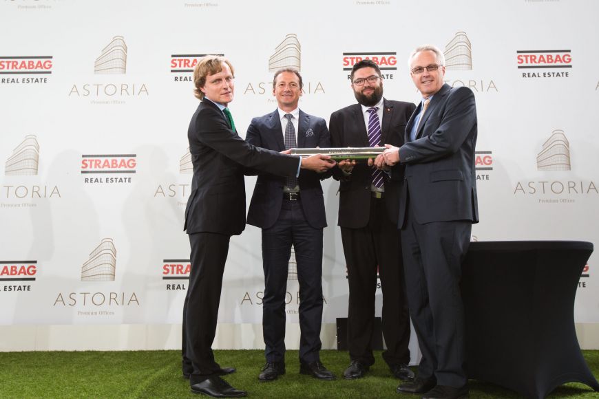  - The foundation act was signed by Deputy President of Warsaw – Jarosław Jóźwiak, Managing Director in SRE – Thomas Hohwieler, a person responsible for the project – Michael Markart, representative of the general contractor – STRABAG Sp. z o.o. et al.