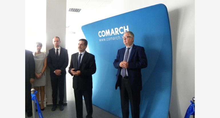 Oficjalne otwarcie oddziału firmy Comarch w Tarnowie (źródło:http://www.comarch.pl/o-firmie/centrum-prasowe/aktualnosci/korporacja/comarch-inwestuje-w-tarnowie/)