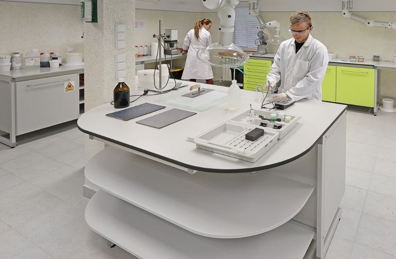 Nowe laboratorium ma powierzchnię 150 m kw, fot. Flowcrete Polska