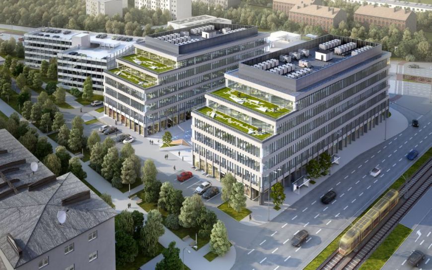  - Kompleks biurowy Imagine w Łodzi - wizualizacja 