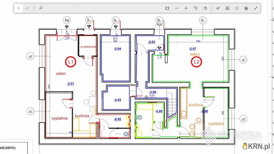 Mogilany - 52.00m2 - 