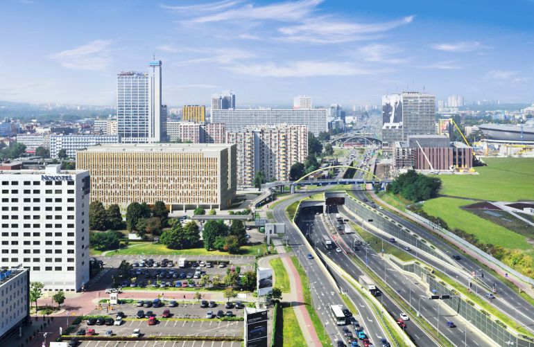 Panorama of Katowice, visualization by LC Corp