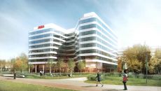 ABB occupies half of the office area in Axis building