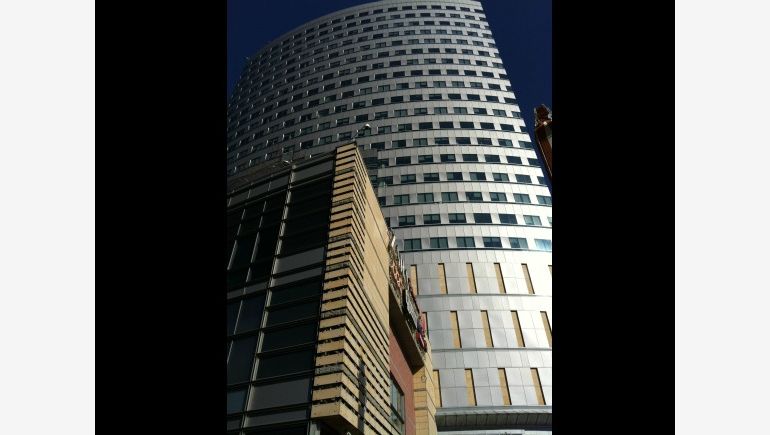 Skylight office building, which belongs to Złote Tarasy complex, in Warsaw