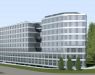 Visualization of the office building on the crossing of Lublańska and Bora Komorowskiego St.