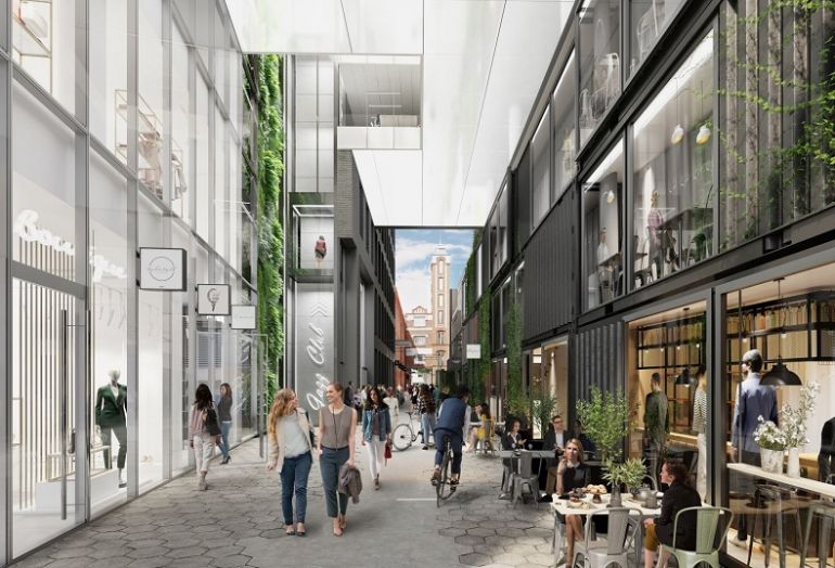 Projekt budynku Fern w OFF Piotrkowska Center, źródło: materiały prasowe partnera