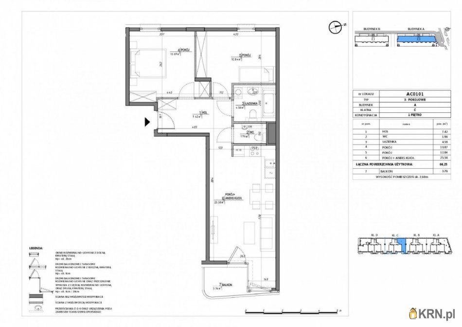 Warszawa - Batalionów Chłopskich - 66.00m2 - 