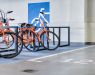 Przykład wyróżnienia miejsc postojowych dla rowerów (biurowiec Argon)