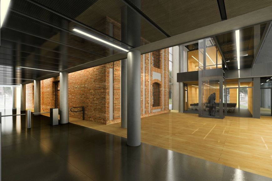  - Interior of the Comarch office in Łódź, visualization by Comarch 