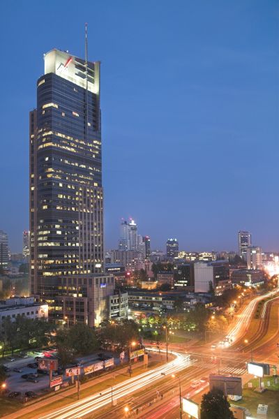  - Warsaw Trade Center - 43-floor building at Chmielna 51 Street