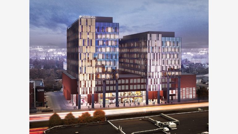 Gdańsk's Alchemia will be a proof that locating a building in the city center doesn't necessarily have to mean difficulties for it's tenants.