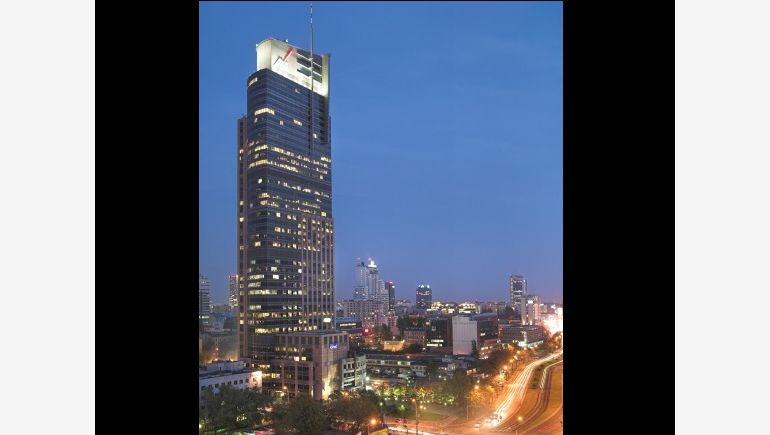 Warsaw Trade Tower office building in Warsaw