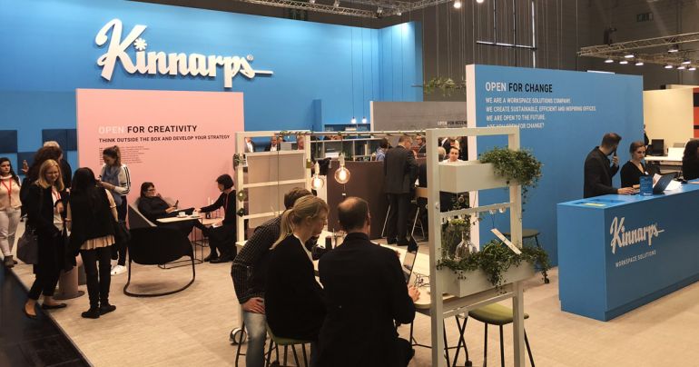 Stanowisko Kinnarps na targach Orgatec 2018