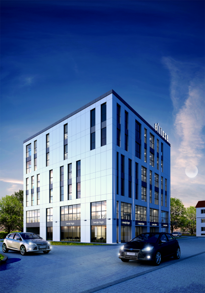  - Eclipse - a new office which is being erected in the neighborhood of Partynice Racecourse