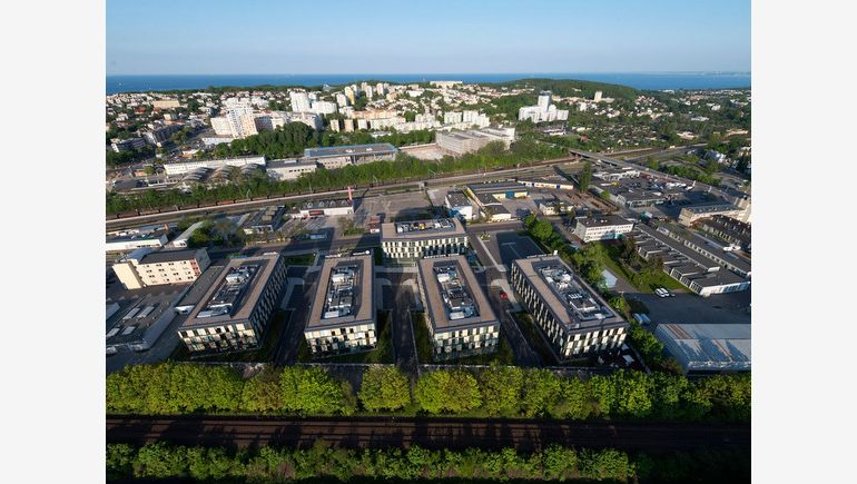 fot. areomedia.pl - Zdjęcie Przedstawia Łużycka Office Park