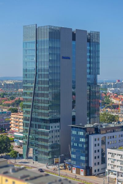  - Jest to pierwszy wysokościowy biurowiec w Gdańsku