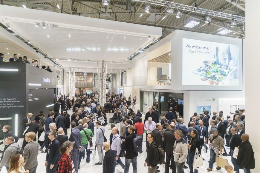  - Stoisko firmy Schüco o powierzchni ponad  2400 mkw. na targach BAU 2017  (Fot. Schüco)