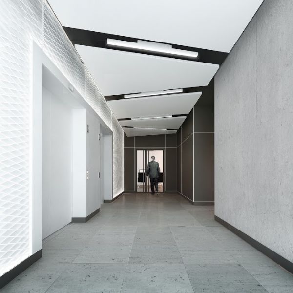  - Visualization of a hall in the building X