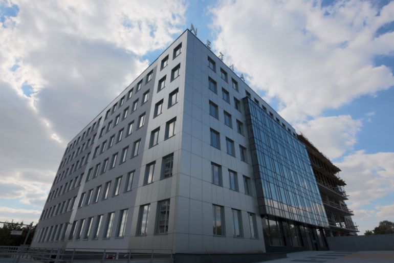 Wnętrze biurowca West House