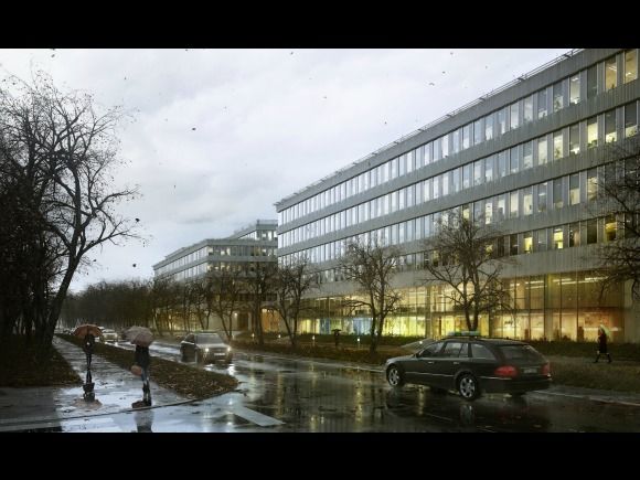  - The visualisation of the Complex in the rain created by Advertising Agency FAMA