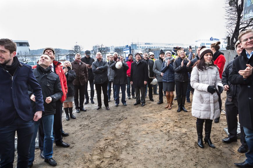  - The topping-out ceremony of the second stage of Alchemia was held on 6th March in Gdańsk