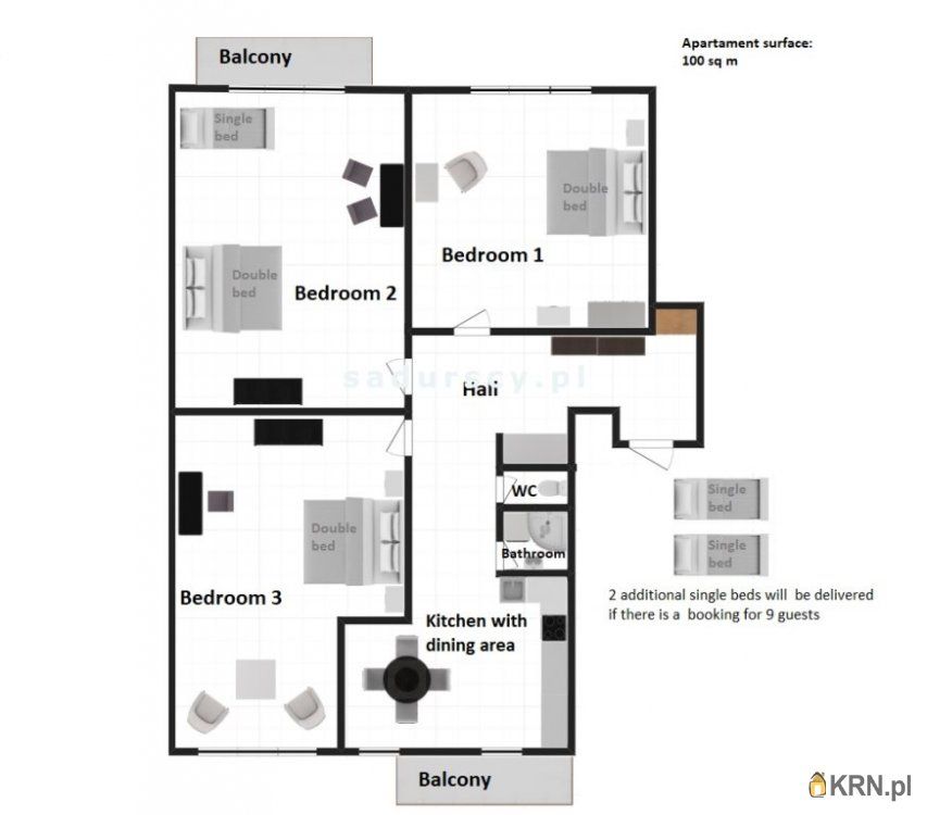Kraków - Warszawska - 102.80m2 - 