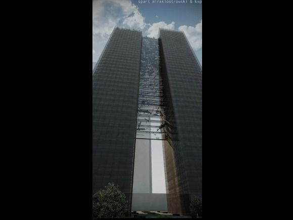  - The structure will be shorter than originally planned - the higher tower will have 180 m