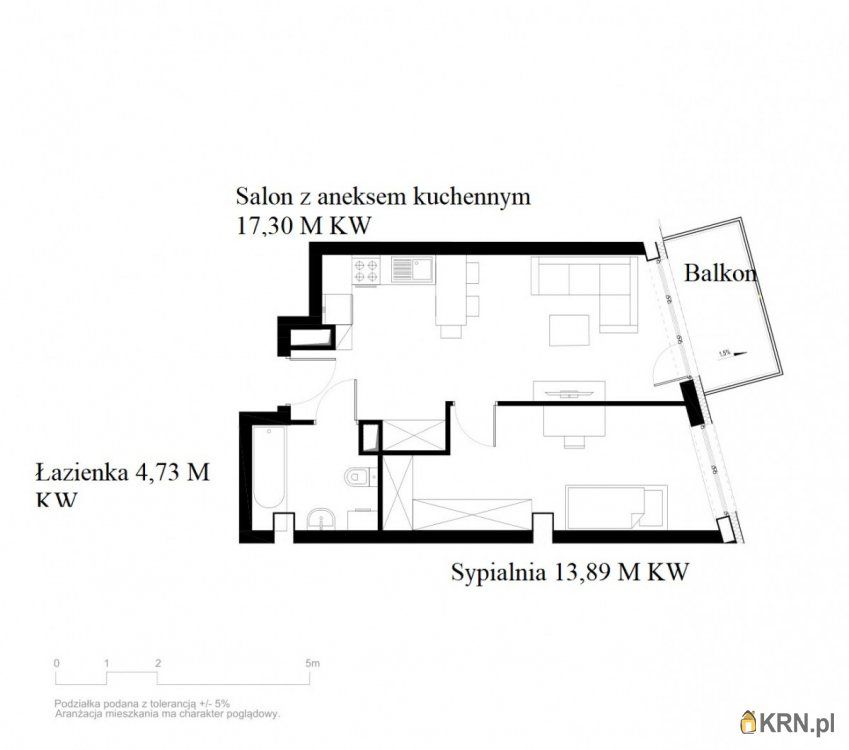 Gliwice - Gaudiego - 40.00m2 - 
