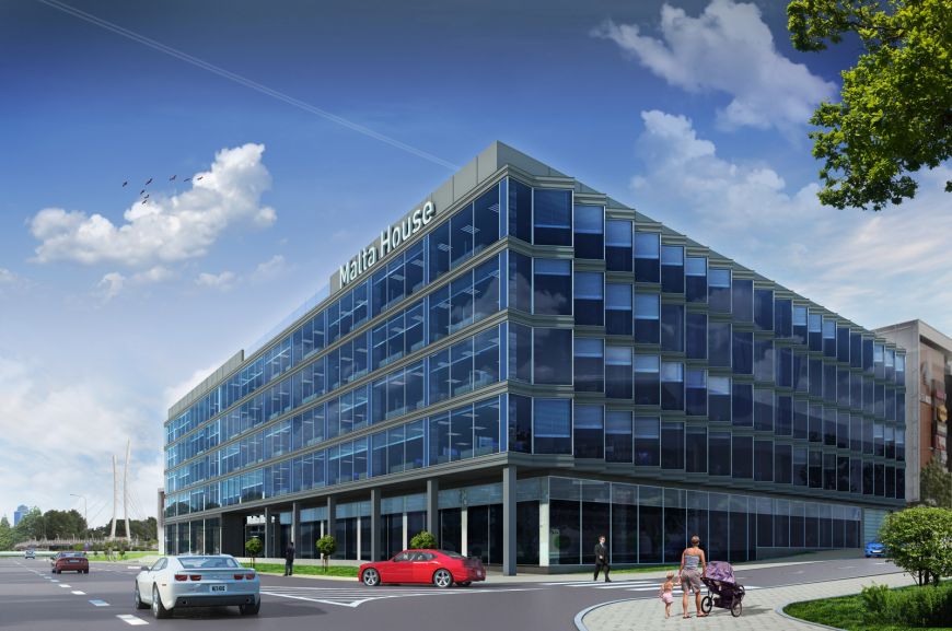  - Office building Malta House in Poznan - visualization