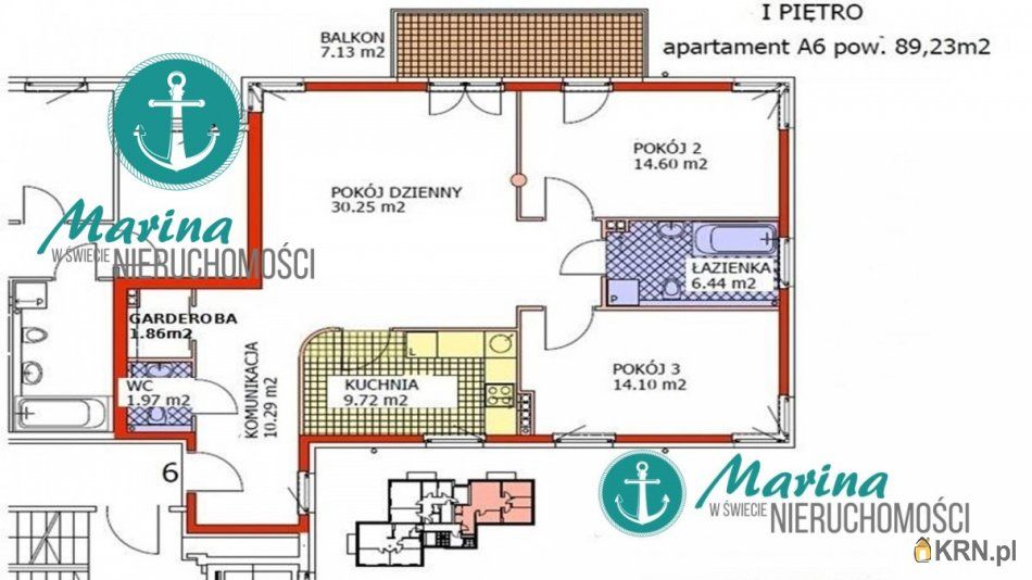 Sopot - Władysława Łokietka - 89.23m2 - 