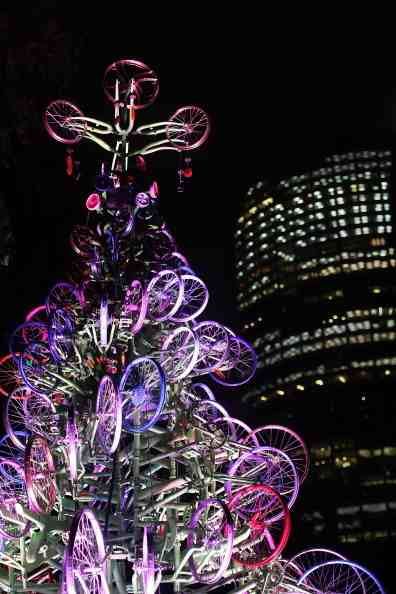  - Bicycle Christmas tree in Sydney, source: blog.trybik.eu