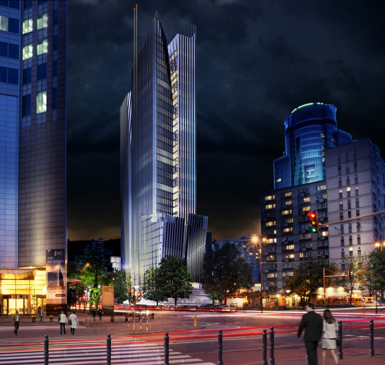 The primary visualization of PHN Tower. Currently, the final works on the project's desing are ongoing.