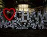 "I love Warsaw" installation on European Square