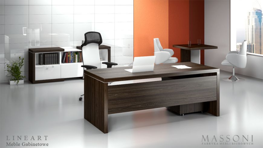  - The design of the desk should provide the ability to conveniently set of elements workplace equipment