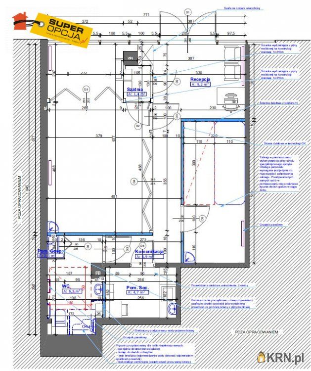 Kraków - 66.00m2 - 