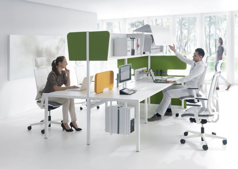 W walce przeciwko rozprzestrzenianiu się w biurze zarazków może pomóc właściwie dobrane wyposażenie biura, fot. Mikomax Smart Office