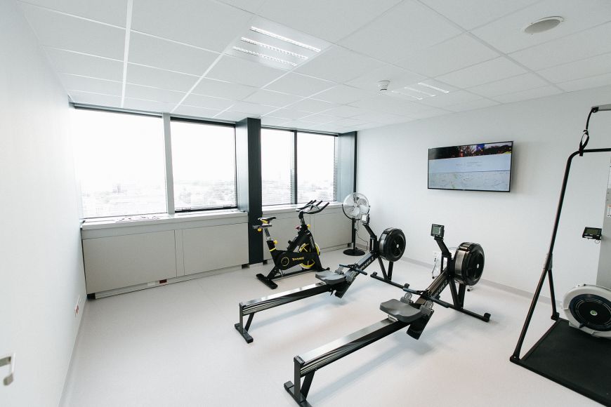  - Gym in a show office of First Property Poland