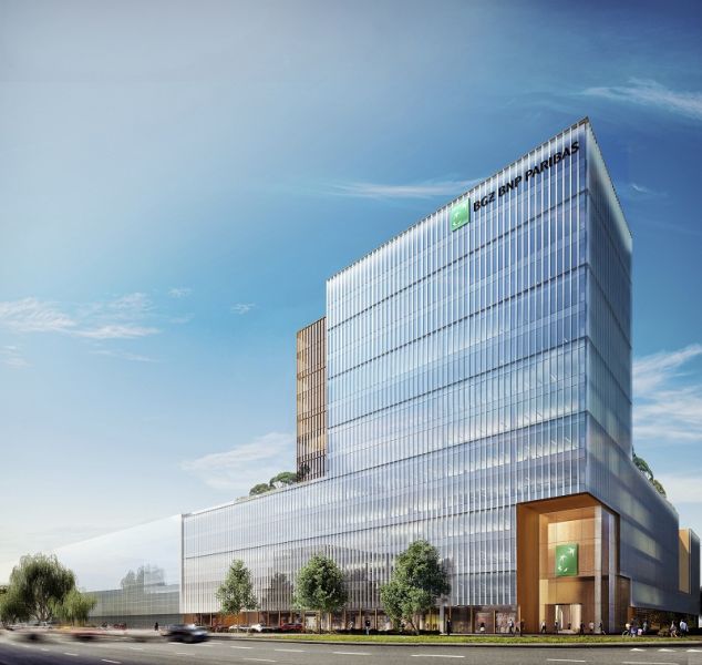  - BGŻ BNP Paribas - new registered office from Kasprzaka Street (visualization)