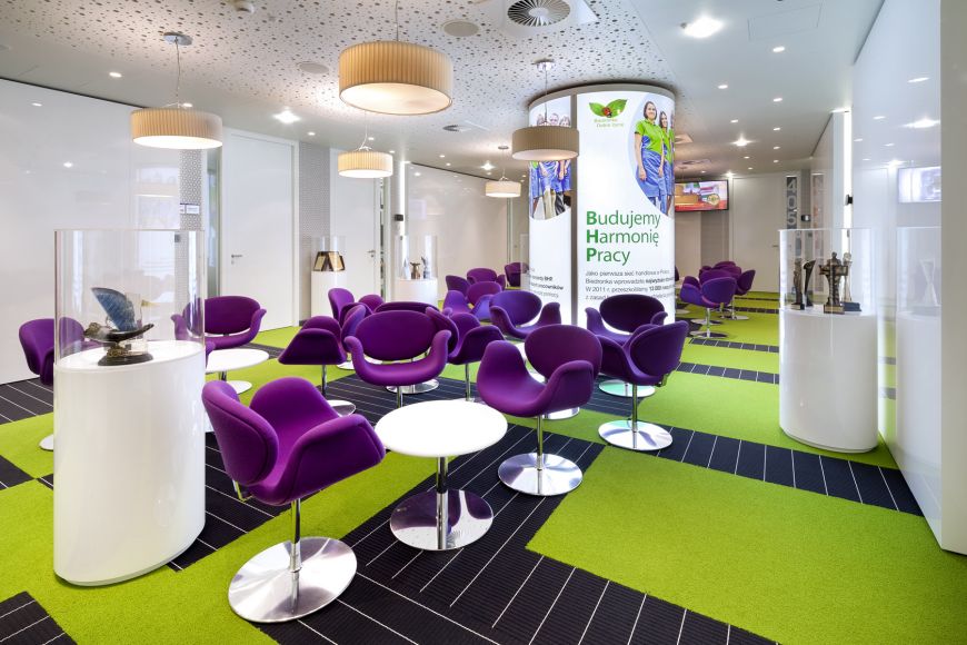  - In quest zone, LED highlight pole with replaceable graphics was situated and prizes as well as trophies awarded to the company were exposed, pic by Szymon Polański