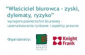 Seminarium - właściciel biurowca - zyski, dylematy, ryzyko.