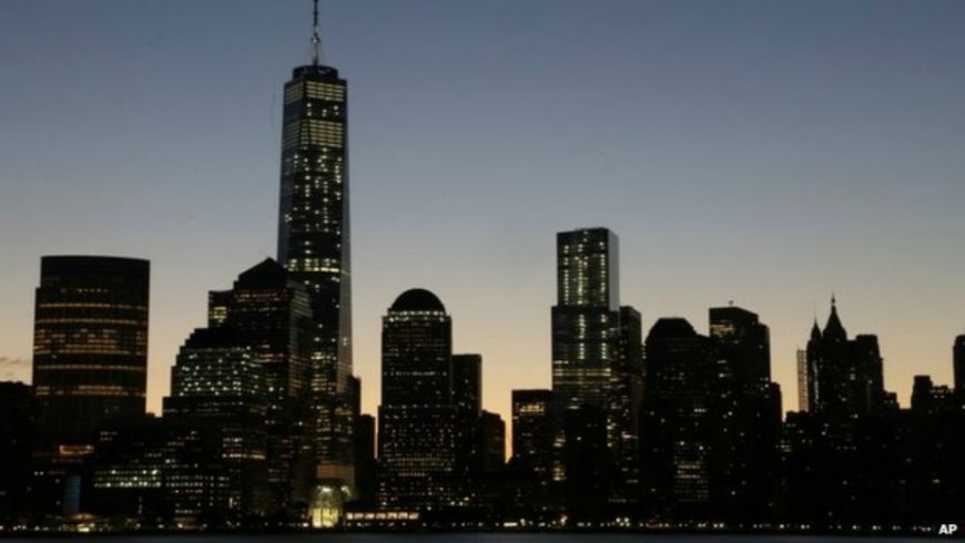  - One World Trade Center - view during the sunset