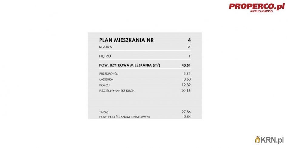 Włoszczowa - Młynarska - 40.51m2 - 