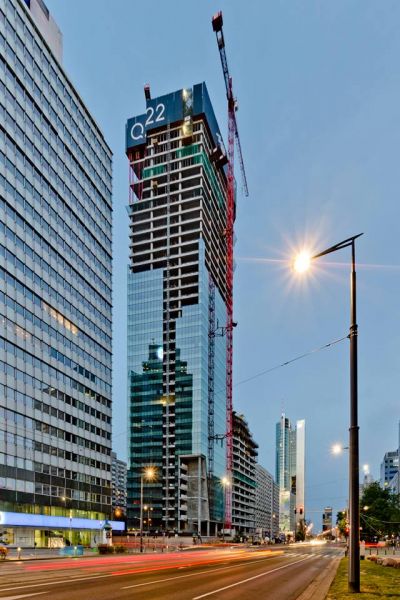  - The building of the 40th floor of Q22, pic Echo Investment