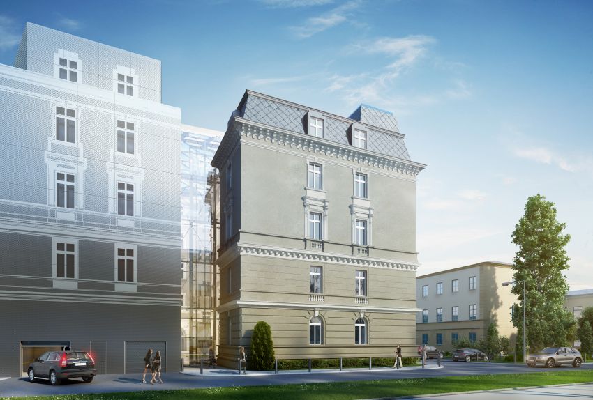  - Visualization of a renovated tenant's house by Smolna St.